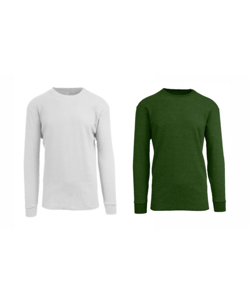 Men's Waffle Knit Thermal Shirt, Pack of 2