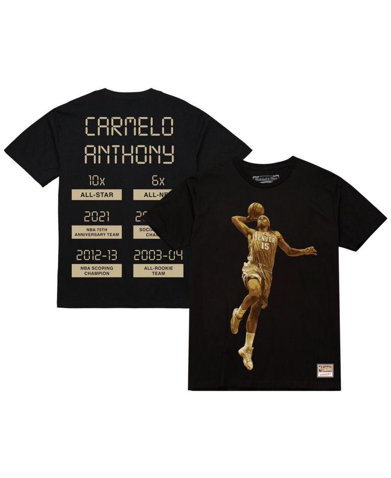 Men's Carmelo Anthony Black Denver Nuggets Ultimate Player T-Shirt