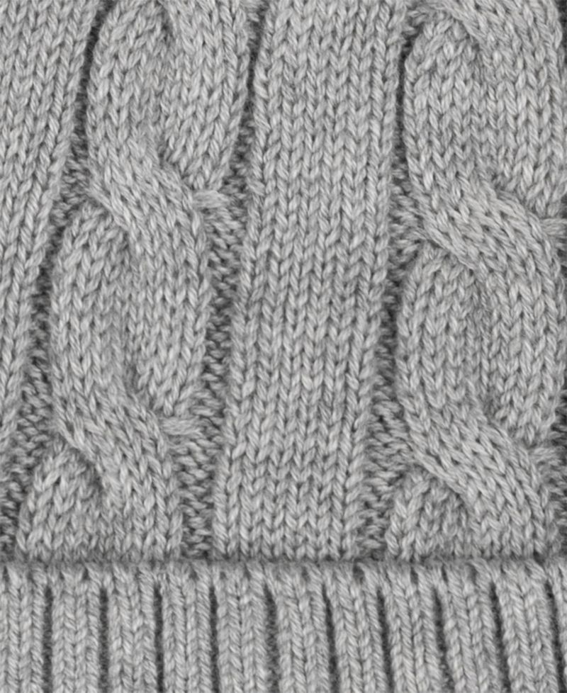 Men's Cashmere Cable Beanie Hat