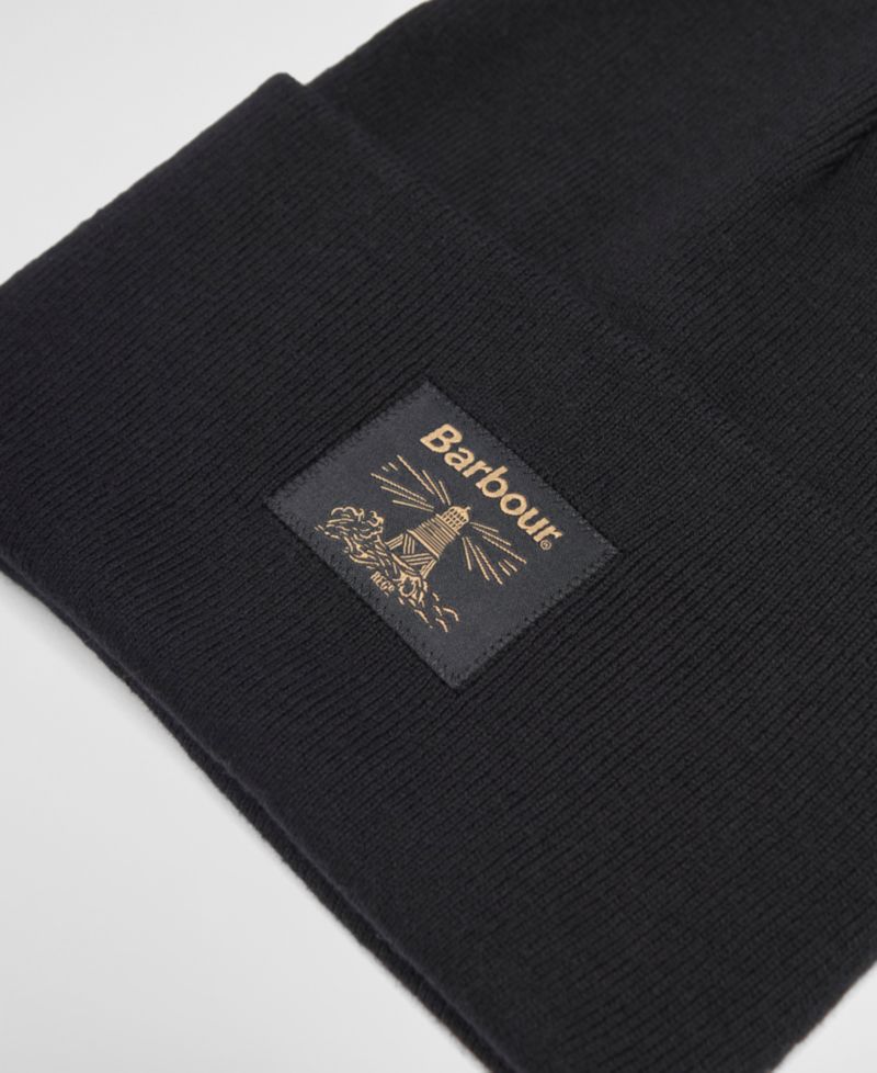 Rib-Knit Cotton-Blend Harton Beanie