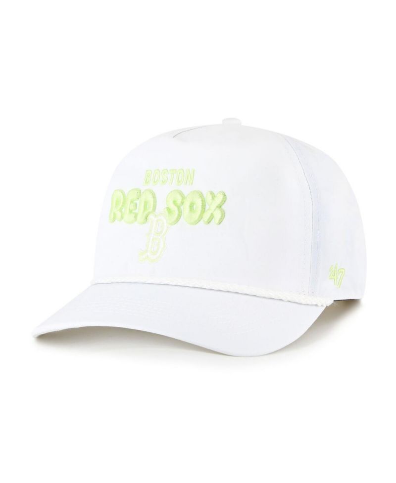 Women's White Boston Red Sox Bright Side Adjustable Hitch Hat
