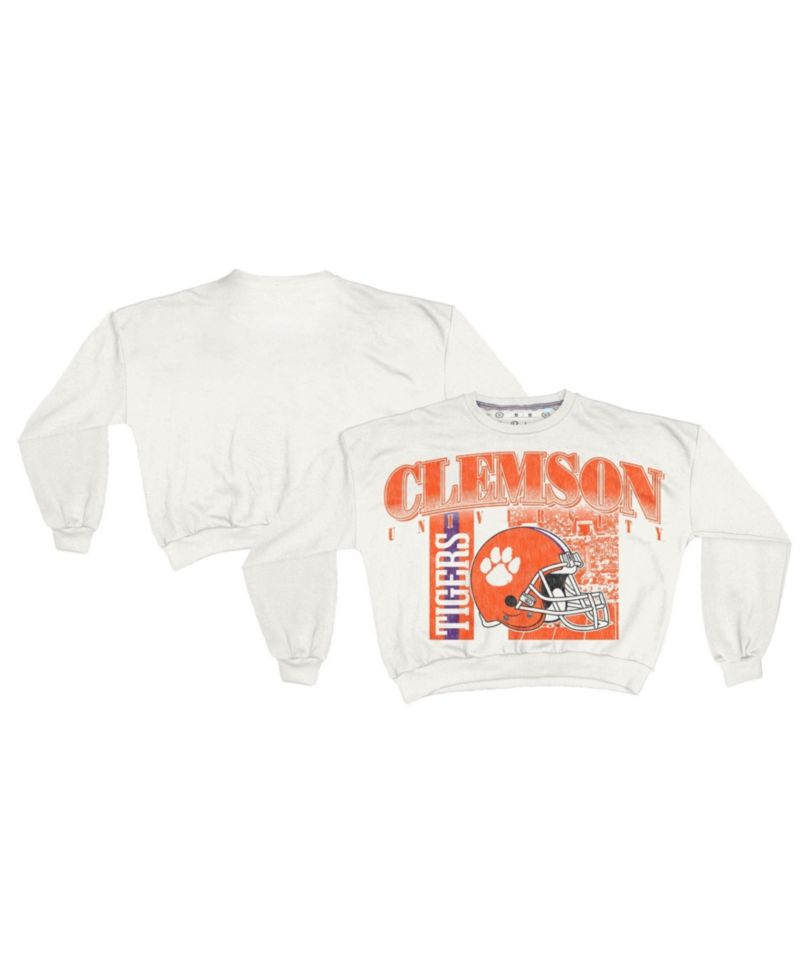 Women's Clemson Tigers Janice Oversized Retro Sweatshirt