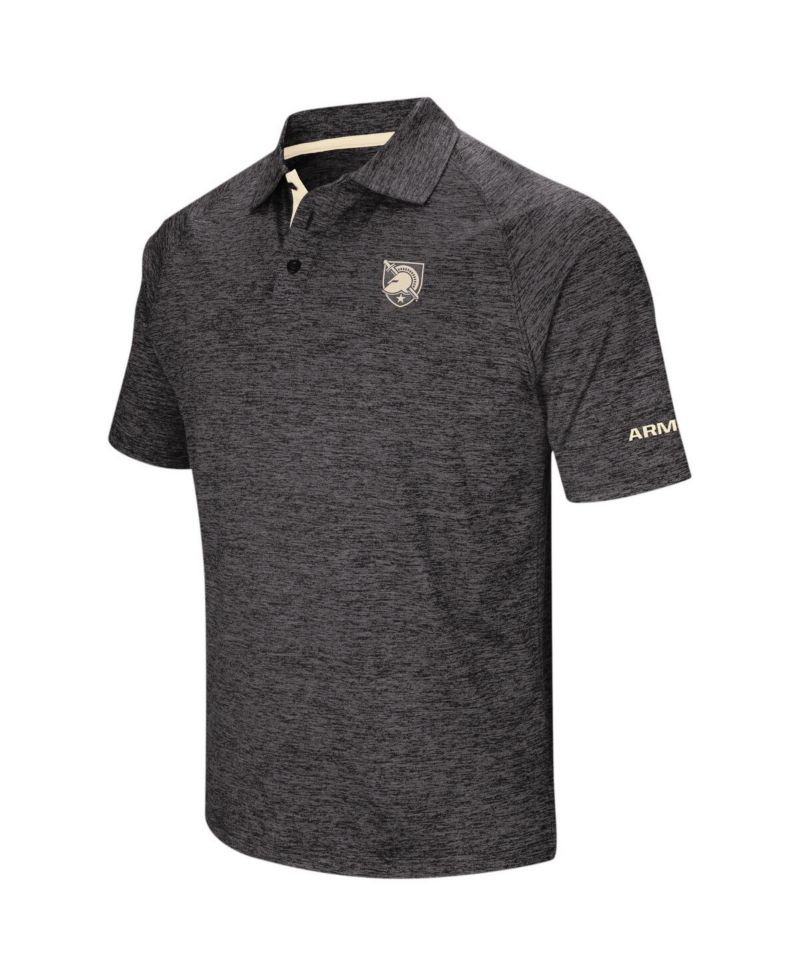 Men's Black Army Black Knights Big and Tall Down Swing Polo Shirt
