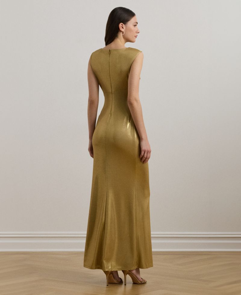 Women's Boat Neck Gown