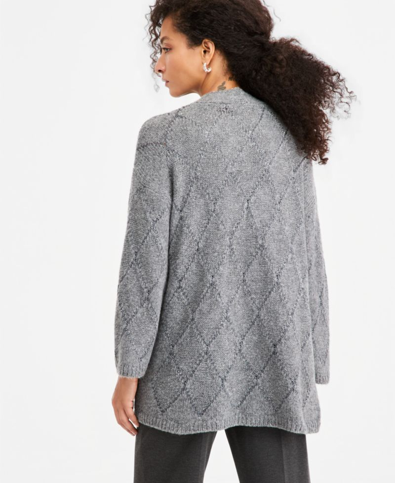 Women's Emmmoli Oversized Sequin-Adorned Shawl-Collar Cardigan