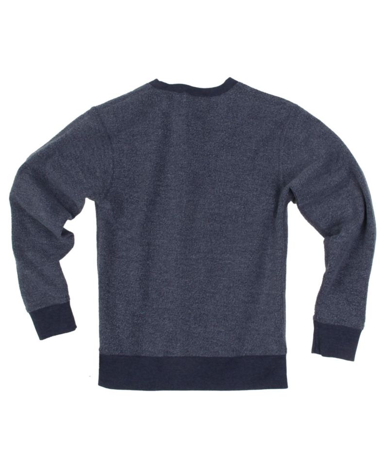 Big Boys and Girls Navy Chicago Bears Reversible Fleece Sweatshirt