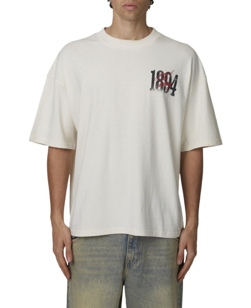 Men's Boxy-Fit Screen Print Soaring T-Shirt