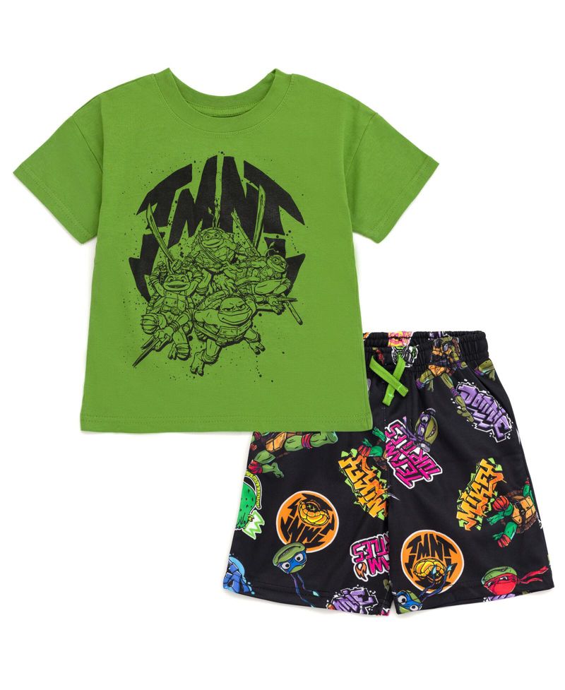 Toddler Boys Athletic 2-Piece T-Shirt and Shorts Set