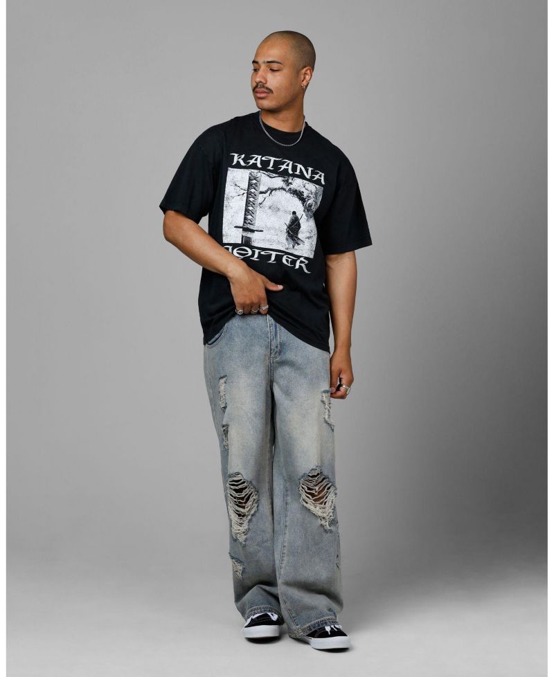 Men's Faded Print Flannel Shirt
