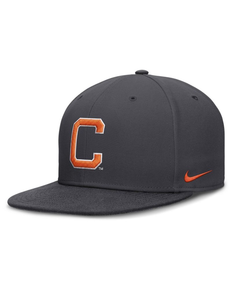 Men's Anthracite Clemson Tigers Pro Dri-FIT Fitted Hat