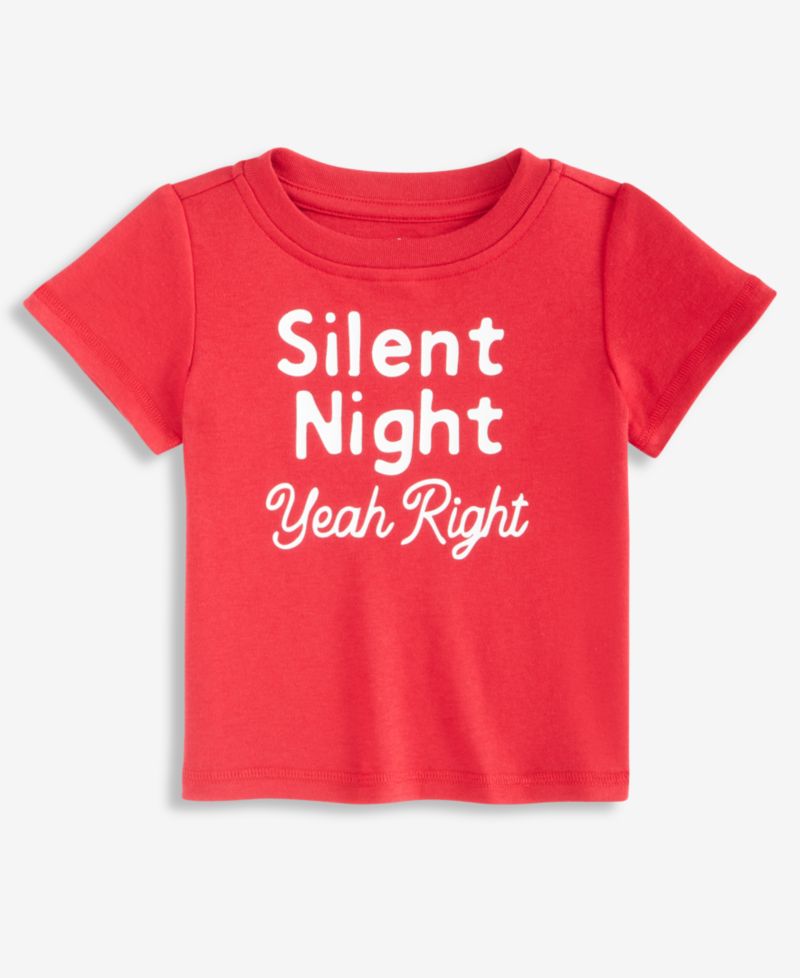 Baby Boys' 3M-24M Mix & Match Short-Sleeve Silent Night T-Shirt