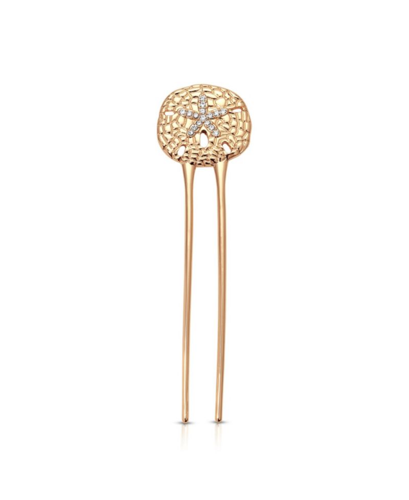 Sand Dollar Hair Pin