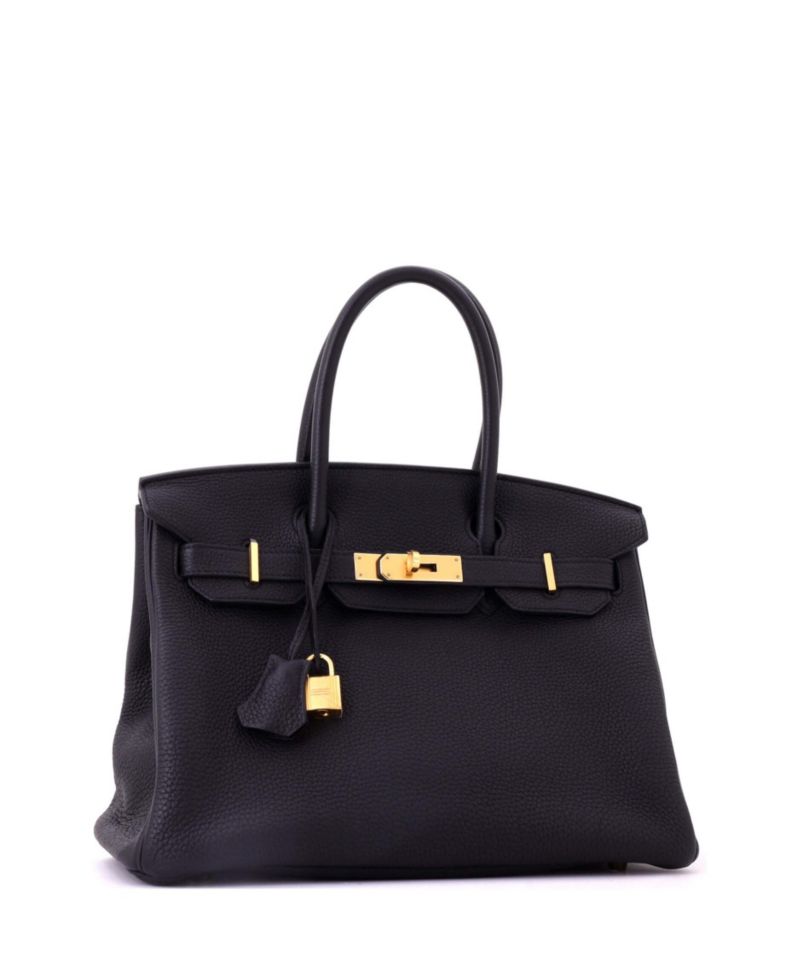 Birkin 30 Handbag Black Togo with Gold Hardware