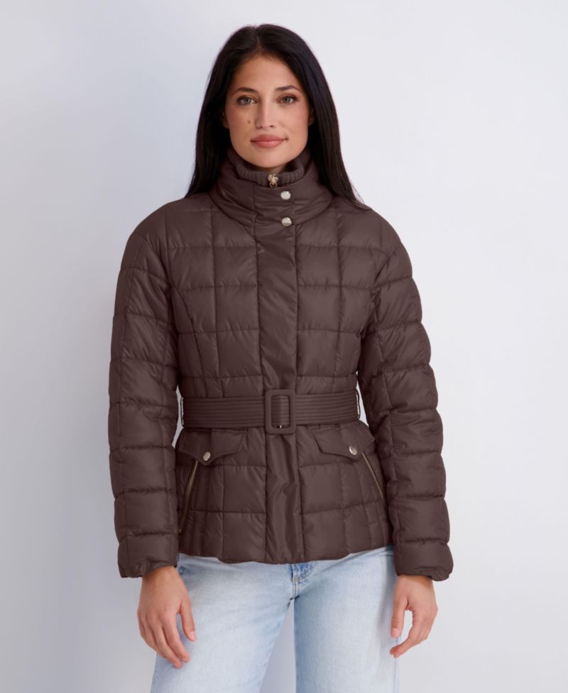 Women's Quilted Puffer Funnel Neck Jacket