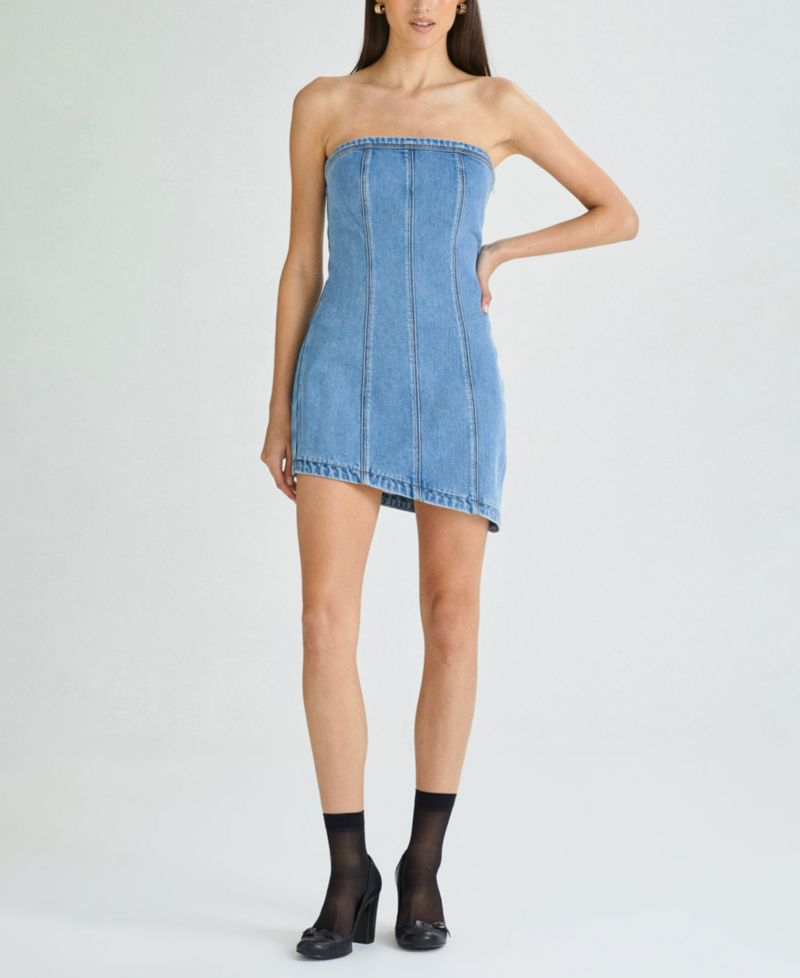 Women’s Bustier Strapless Mini Dress