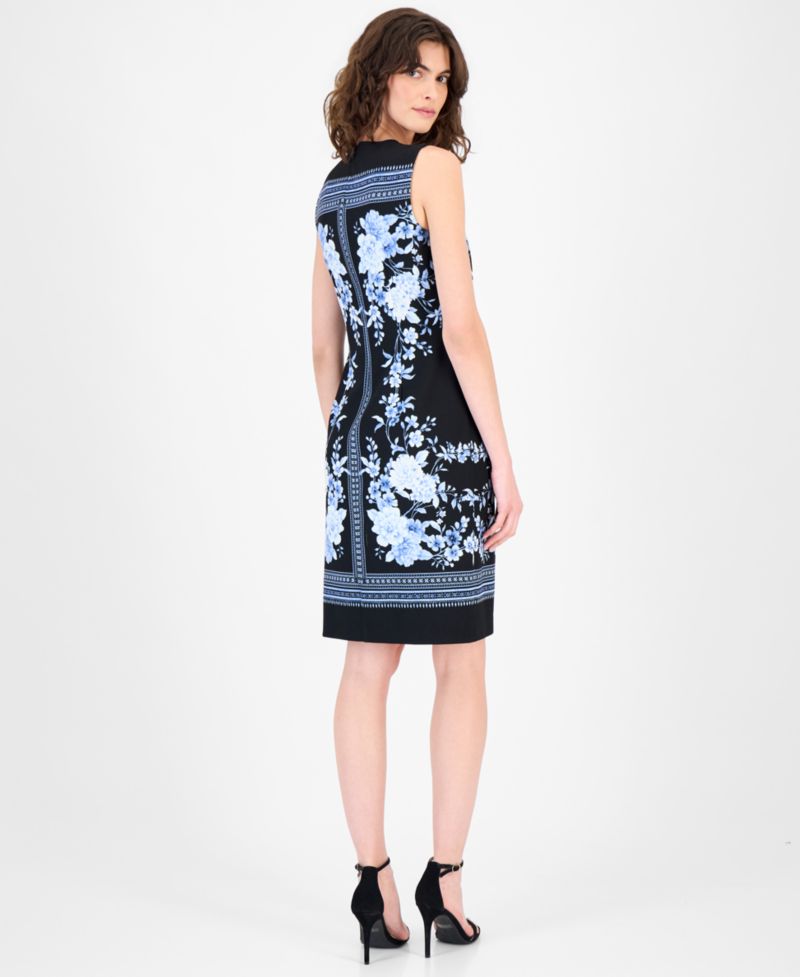 Petite Crewneck Sheath Dress