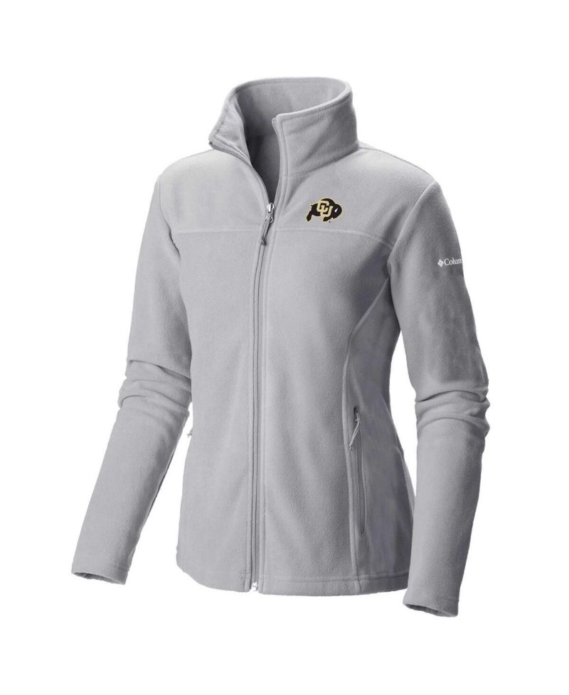 Women's Gray Colorado Buffaloes Give and Go II Full-Zip Jacket