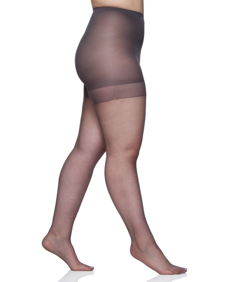 Women's Plus Size Ultra Sheer Control Top Pantyhose, 4411
