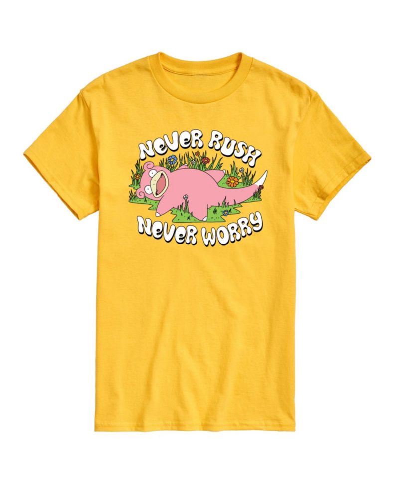 Men's Pokemon Never Rushed Graphic T-Shirt