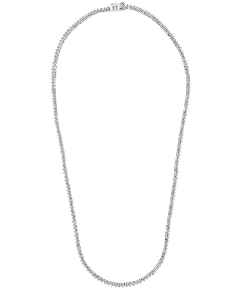 Diamond Necklace (5 ct. t.w.) in 14k White Gold