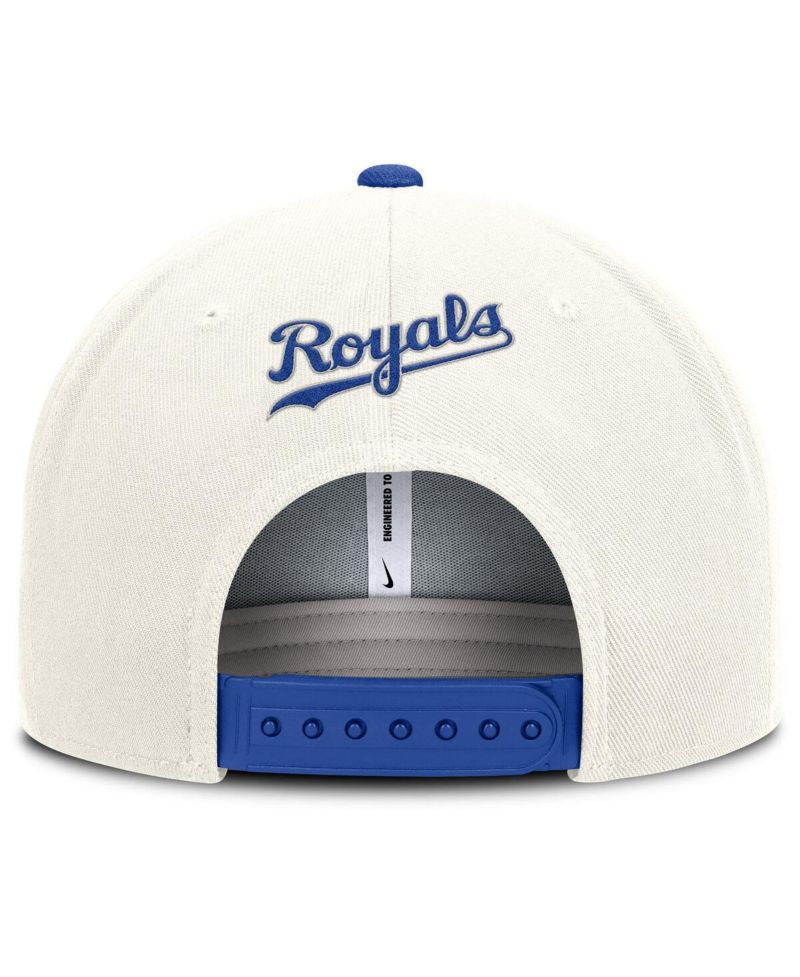 Men's Cream/Royal Kansas City Royals Cooperstown Pro Dri-FIT Snapback Hat