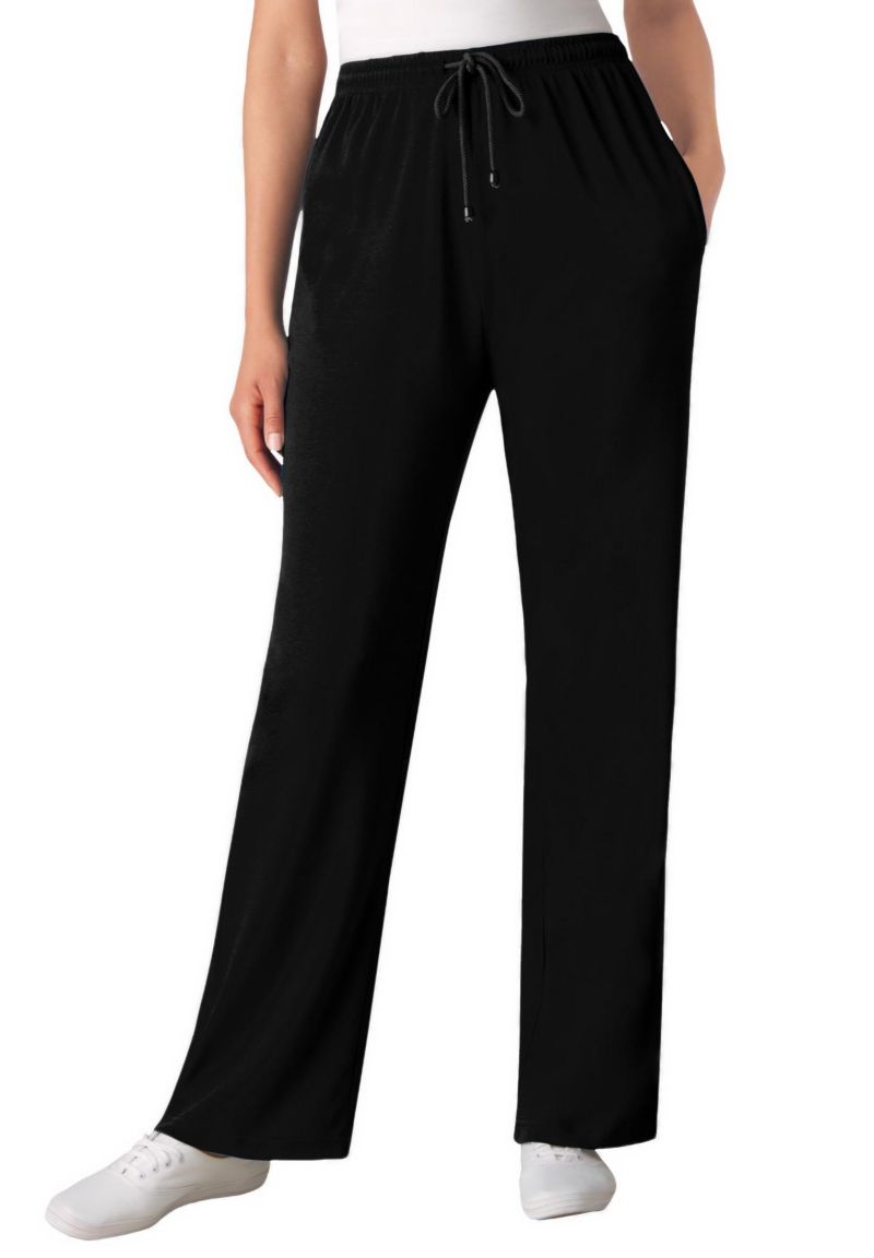 Women's Within Tall Sport Knit Straight Leg Elastic Pant