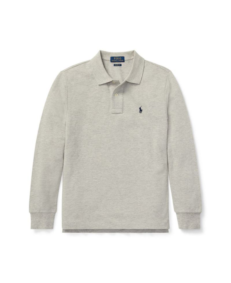 Big Boys Long Sleeve Polo Shirt