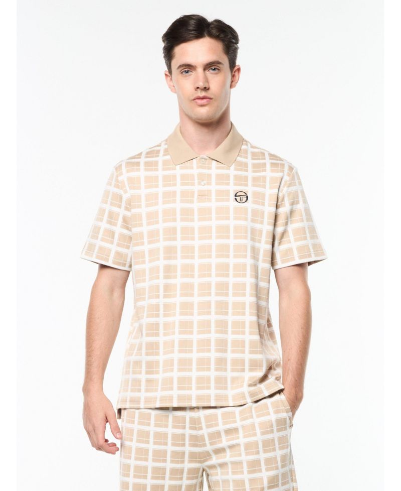Men's Damarindo Check Polo Shirts