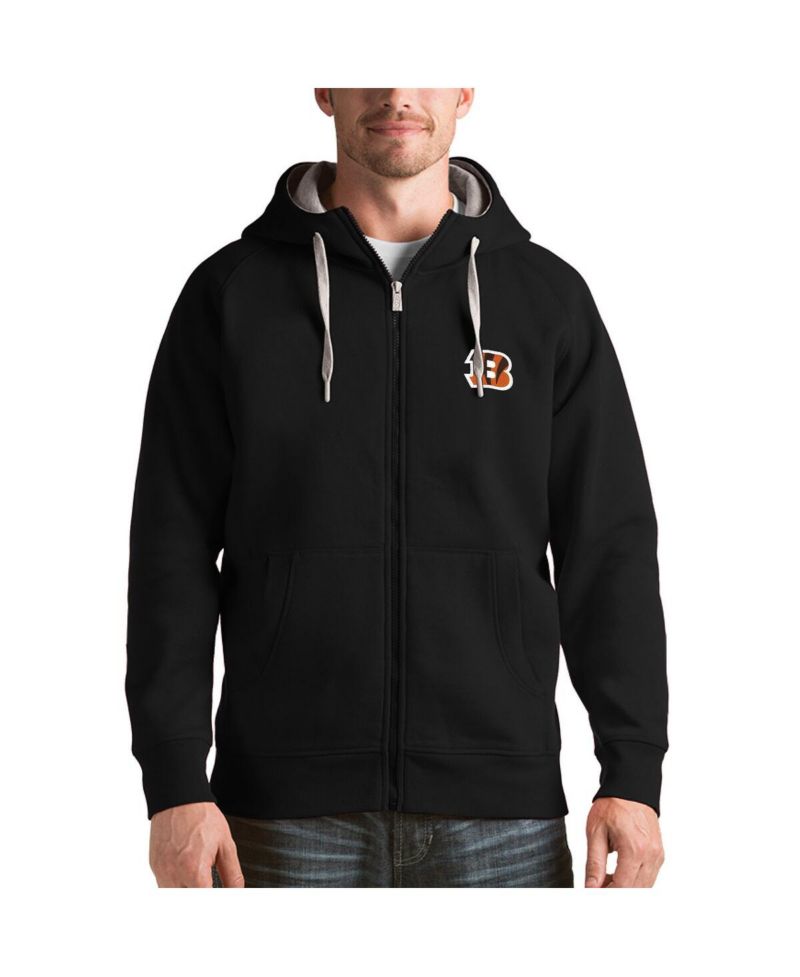 Men's Black Cincinnati Bengals Victory Full-Zip Hoodie
