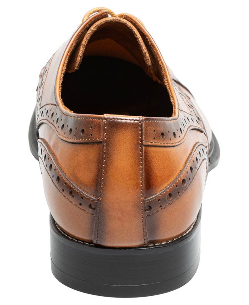 Men's Alexander Perforated Calf Leather Plain-Toe Oxfords