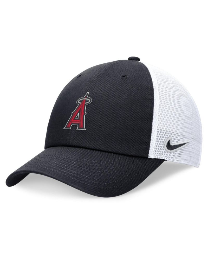 Men's Navy Los Angeles Angels Club Trucker Adjustable Hat