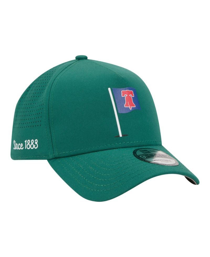 Men's Green Philadelphia Phillies Pin Seeker 9FORTY A-Frame Adjustable Hat