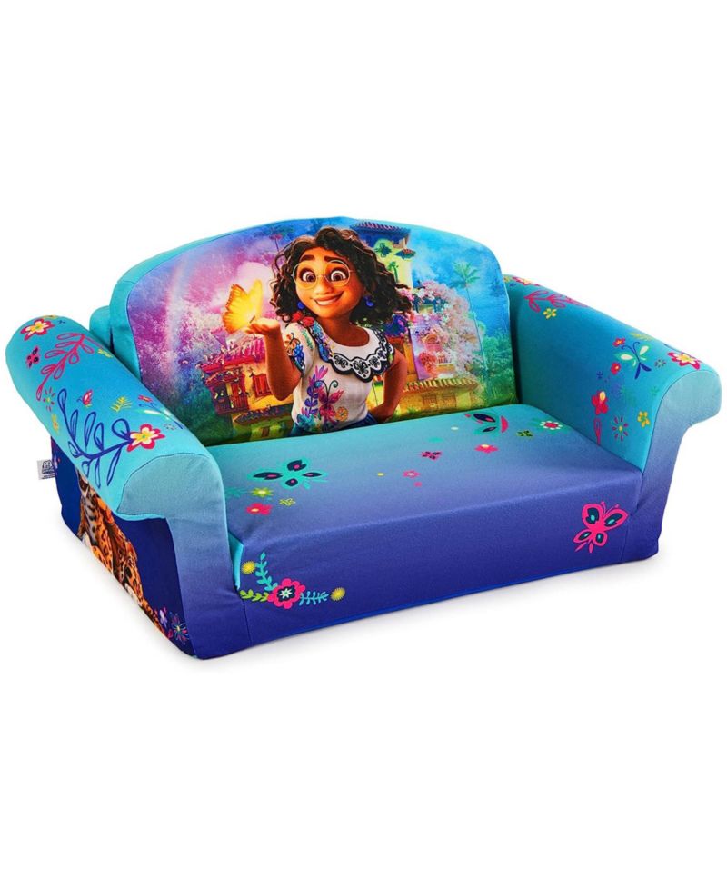 Kids 2-in-1 Flip Open Foam Compressed Sofa Bed, Encanto
