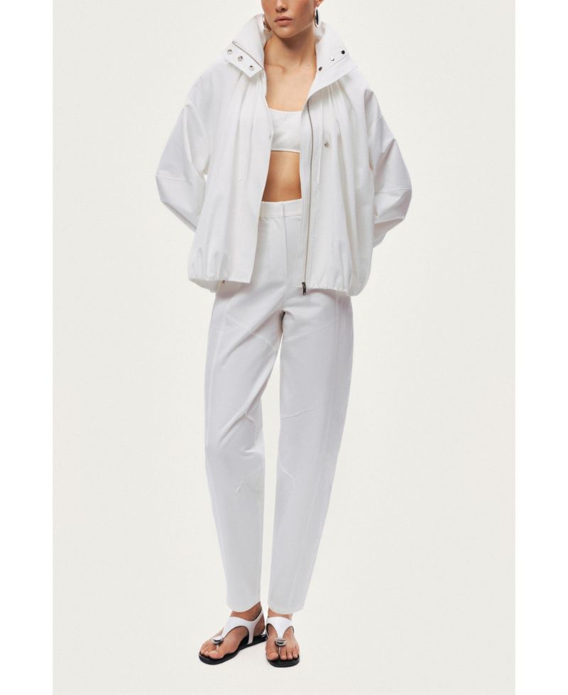 Women's High-Waist Tailored Tapered Pants