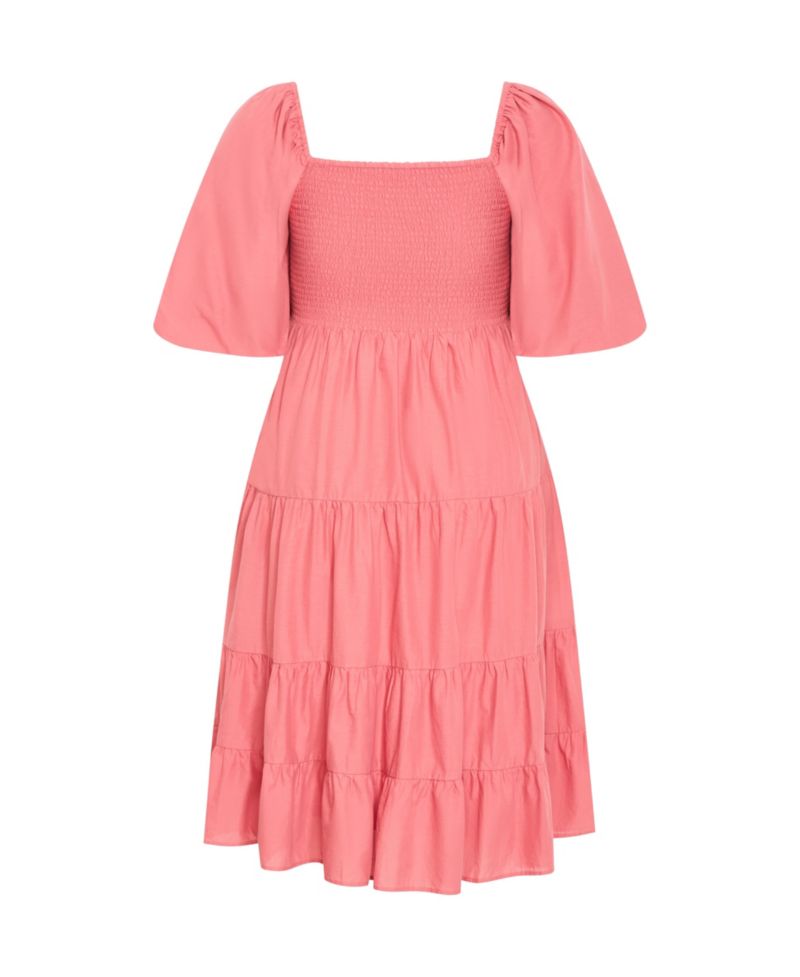 Women's Ariella Puff Sleeve Tier Dress