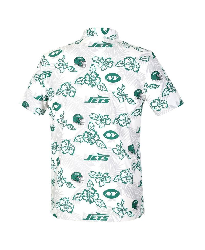 Men's White New York Jets Pua Performance Game Day Polo Shirt