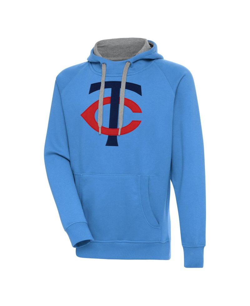 Men's Light Blue Minnesota Twins Victory Pullover Hoodie