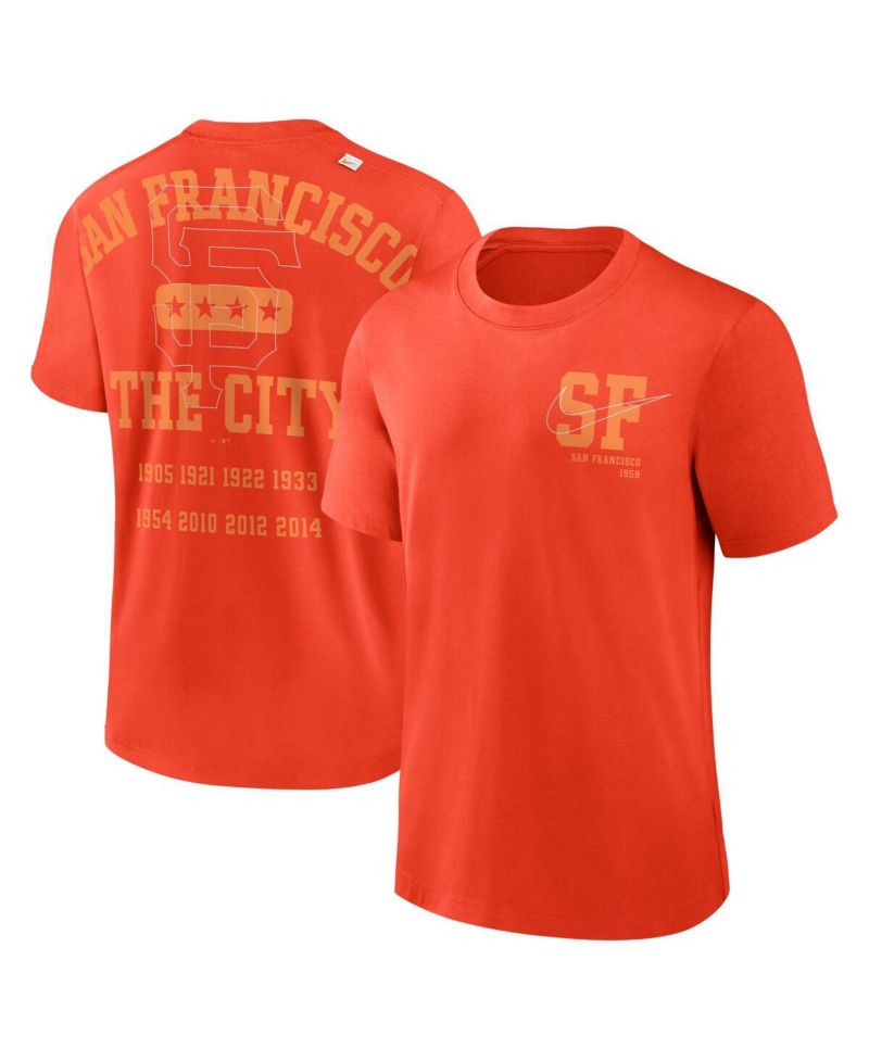 Men's Orange San Francisco Giants Statement Game Over T-shirt