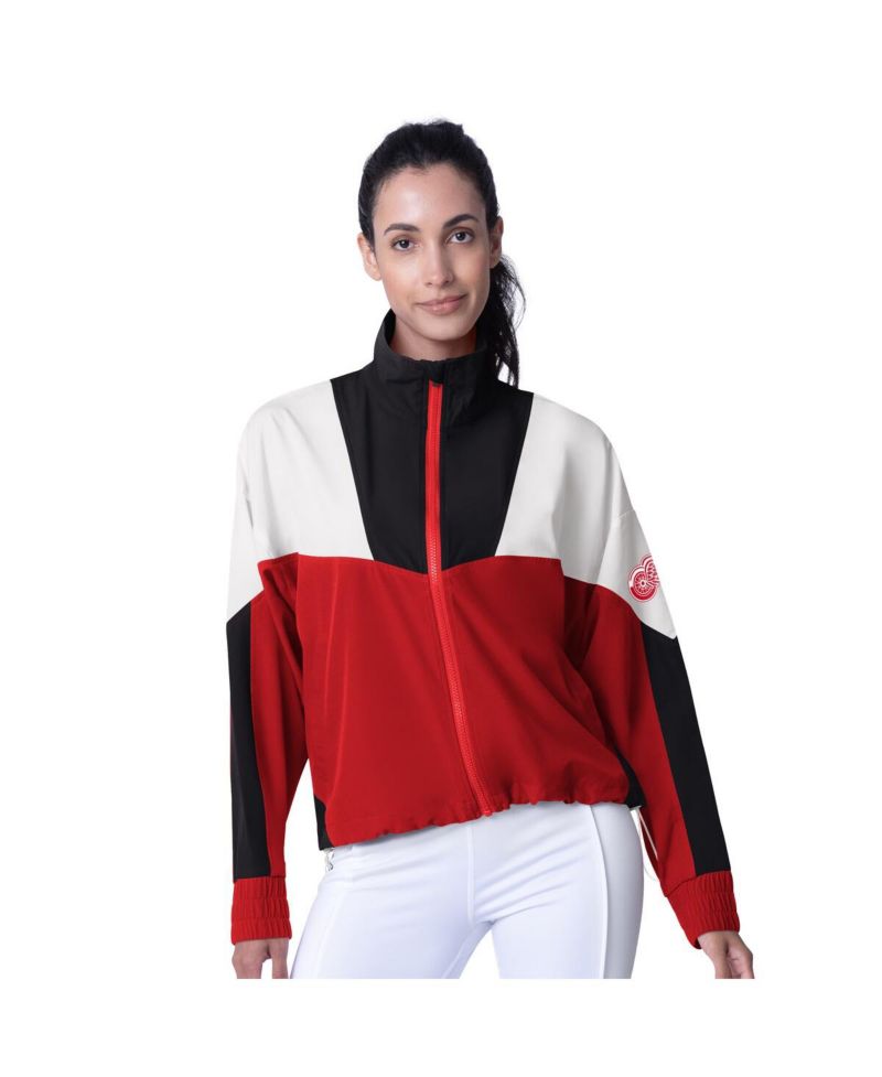 Women's Red/Black Detroit Red Wings Tessa Full-Zip Jacket