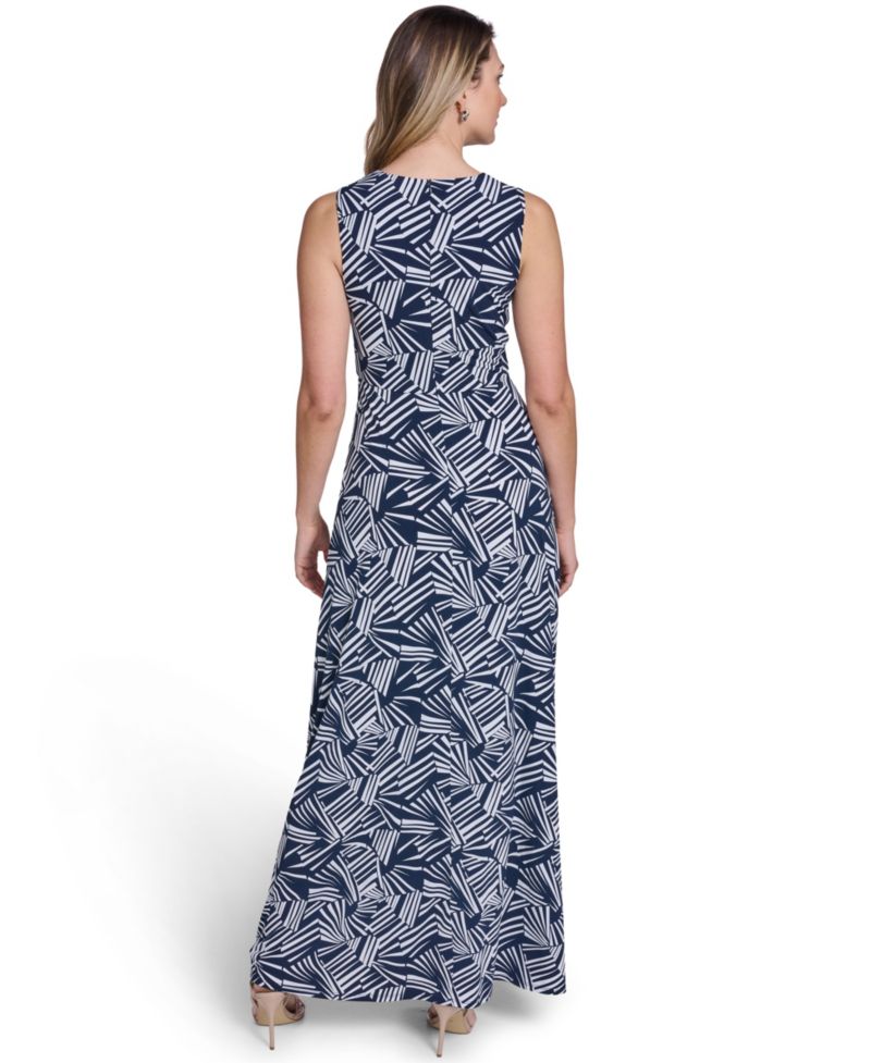 Petite Sleeveless V-Neck Maxi Dress