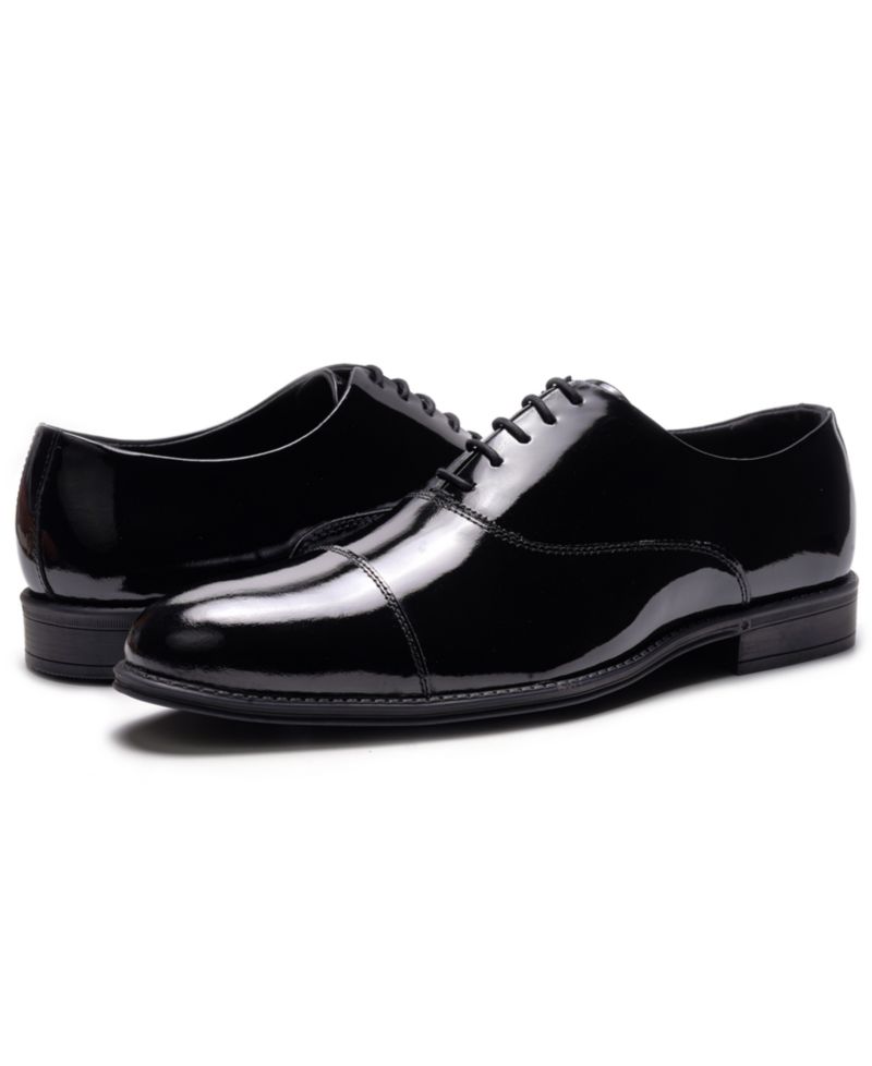 Men's Nero Cap-Toe Tuxedo Oxford Shoe