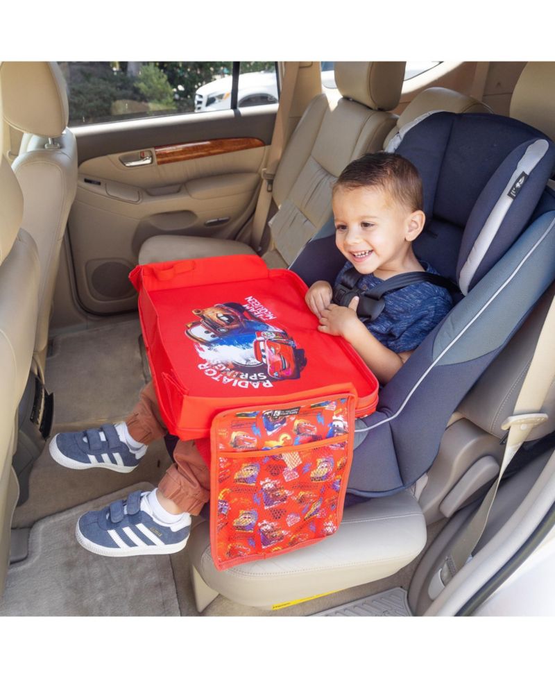 Disney Baby 3-IN-1 Toddler Travel Tray and Tablet Holder, Cars