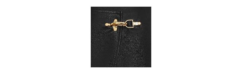 Women's Faux Leather Wrap Mini Skirt