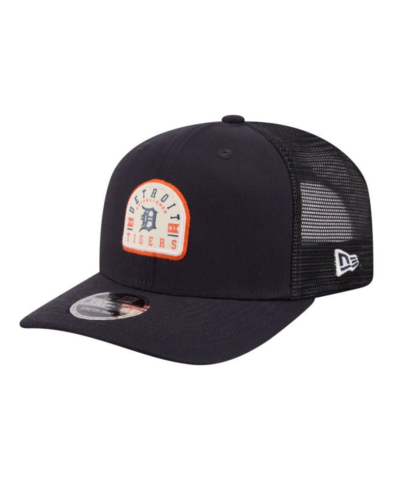 Men's Navy Detroit Tigers Contest 9SEVENTY Adjustable Trucker Hat