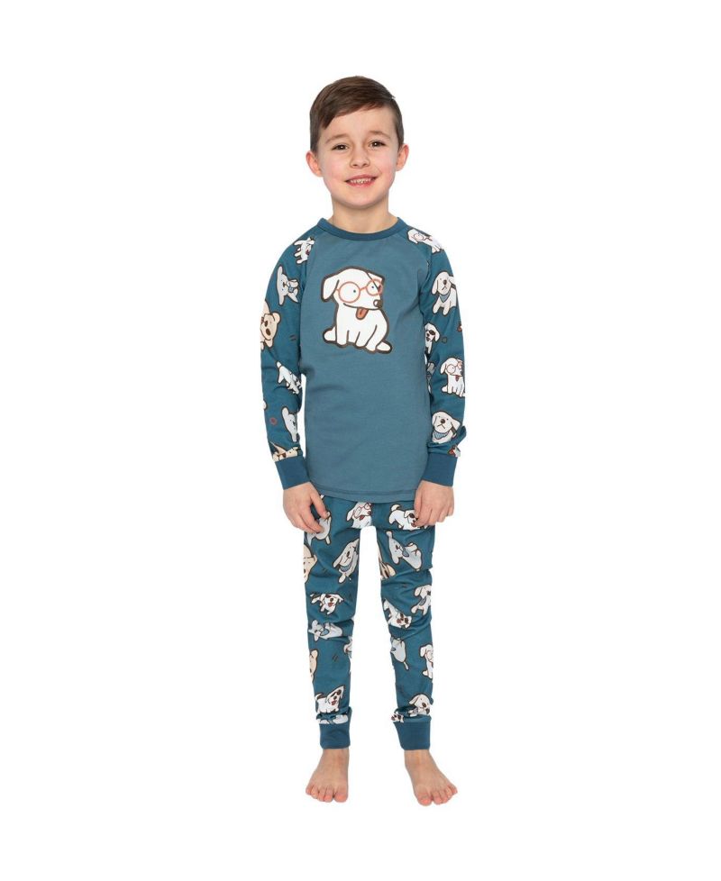 Little and Big Boy (6 - 12) Cotton Two-Piece Pajama Set