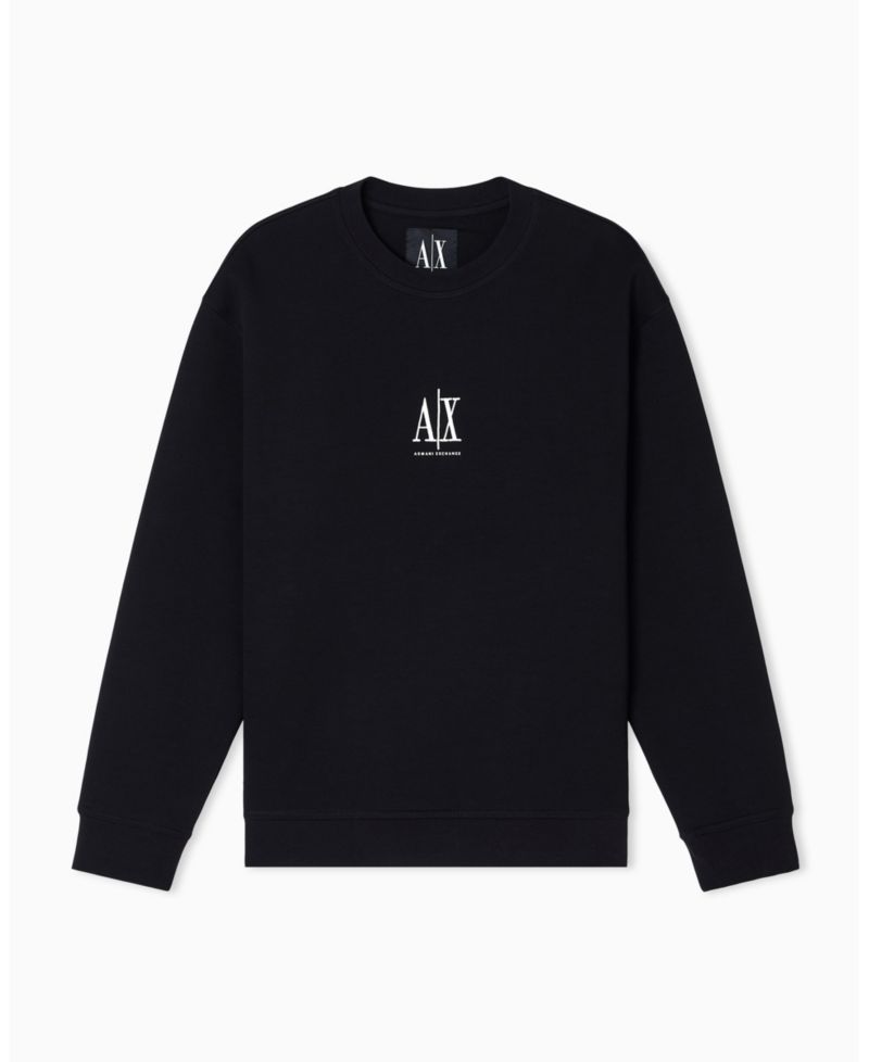 Men's Icon Logo Fleece Crew Neck Sweatshirt
