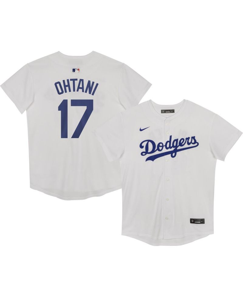 Preschool Shohei Ohtani White Los Angeles Dodgers Home Game Player Jersey