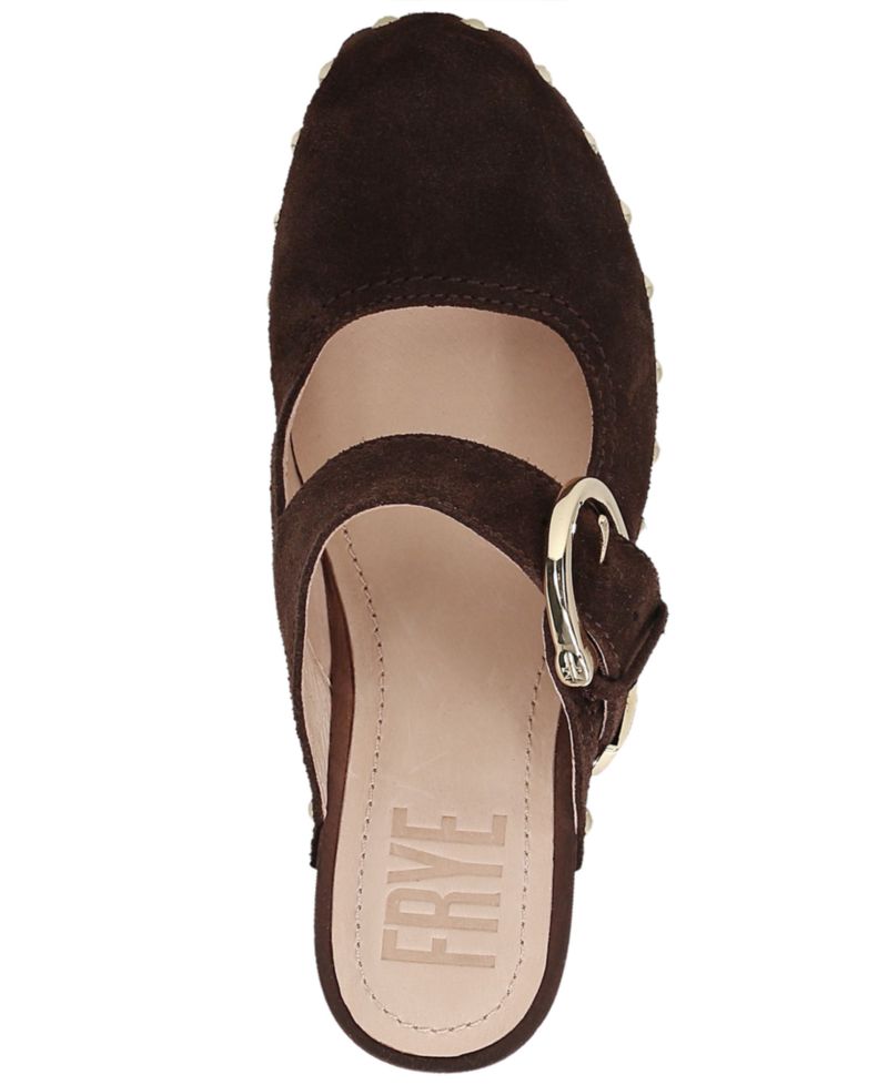 Women's Cindy Buckle Heeled Clogs