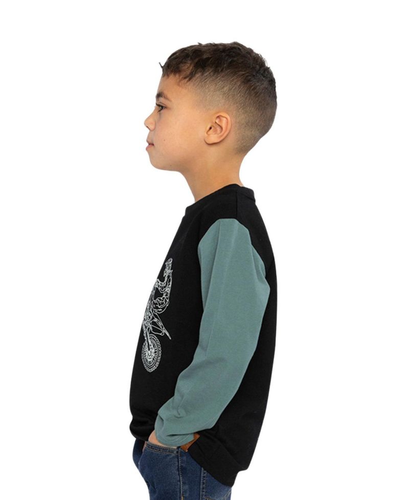 Little and Big Boy 6-12 Long Sleeve T-Shirt