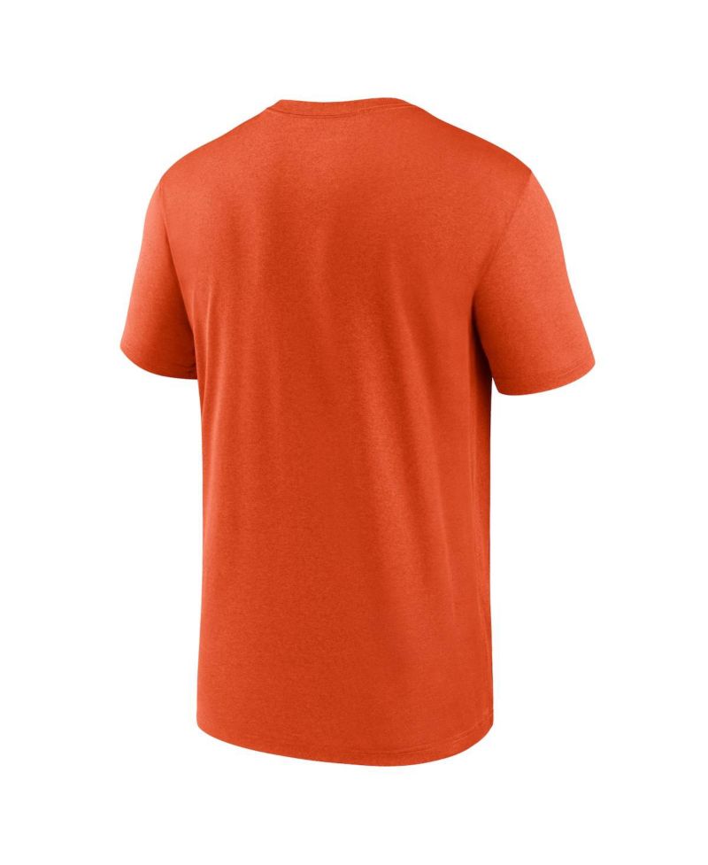 Men's Orange Chicago Bears Legend Logo Performance T-shirt